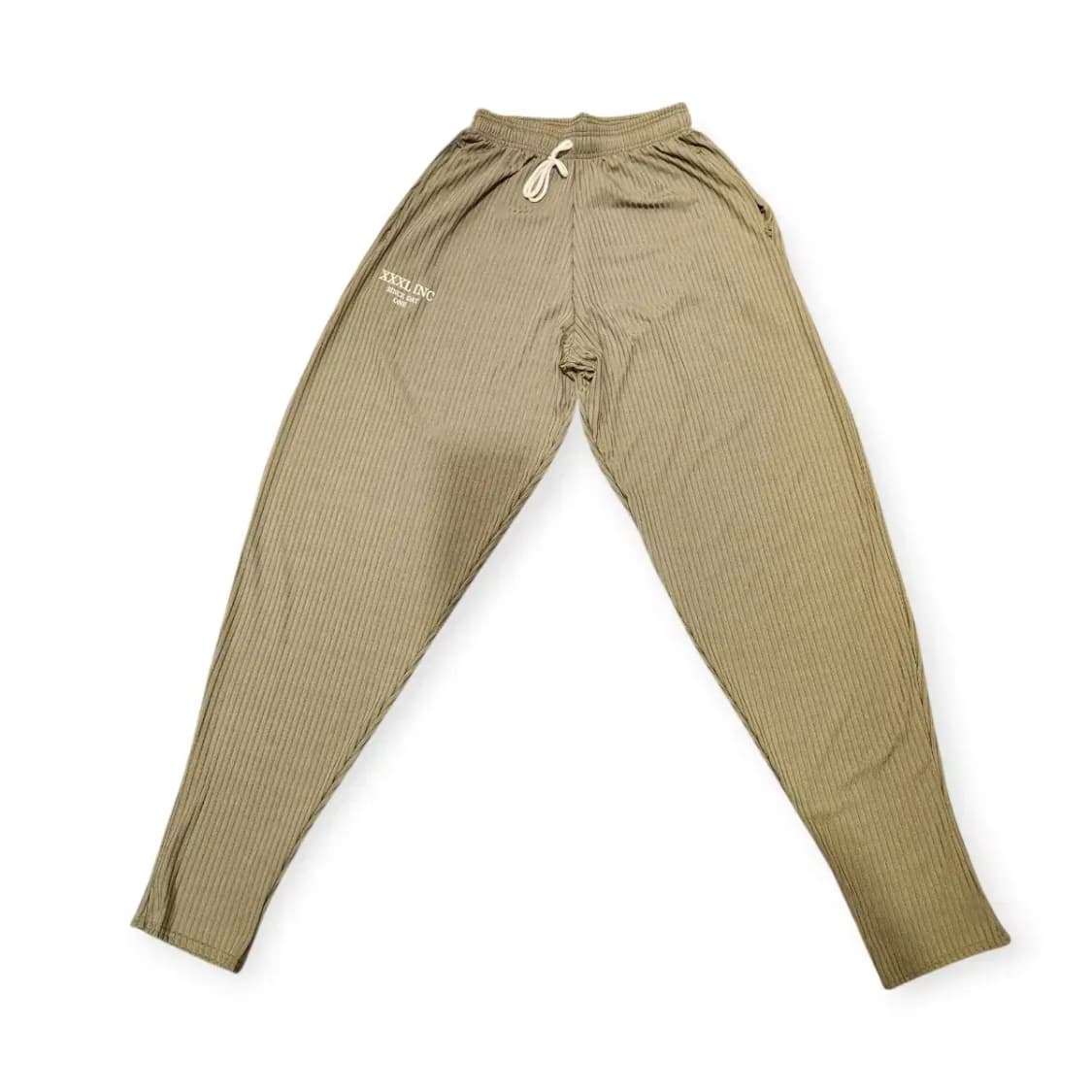 XL)Explosive XXXL 밴딩 조거 팬츠 스트라이프 카키 츄리닝 상품이미지2