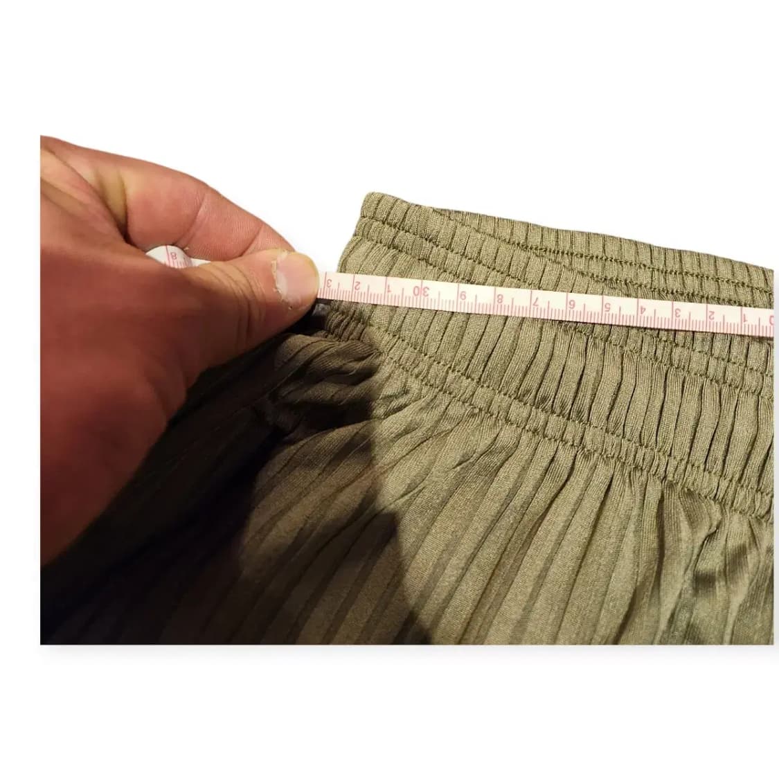 XL)Explosive XXXL 밴딩 조거 팬츠 스트라이프 카키 츄리닝 상품이미지7