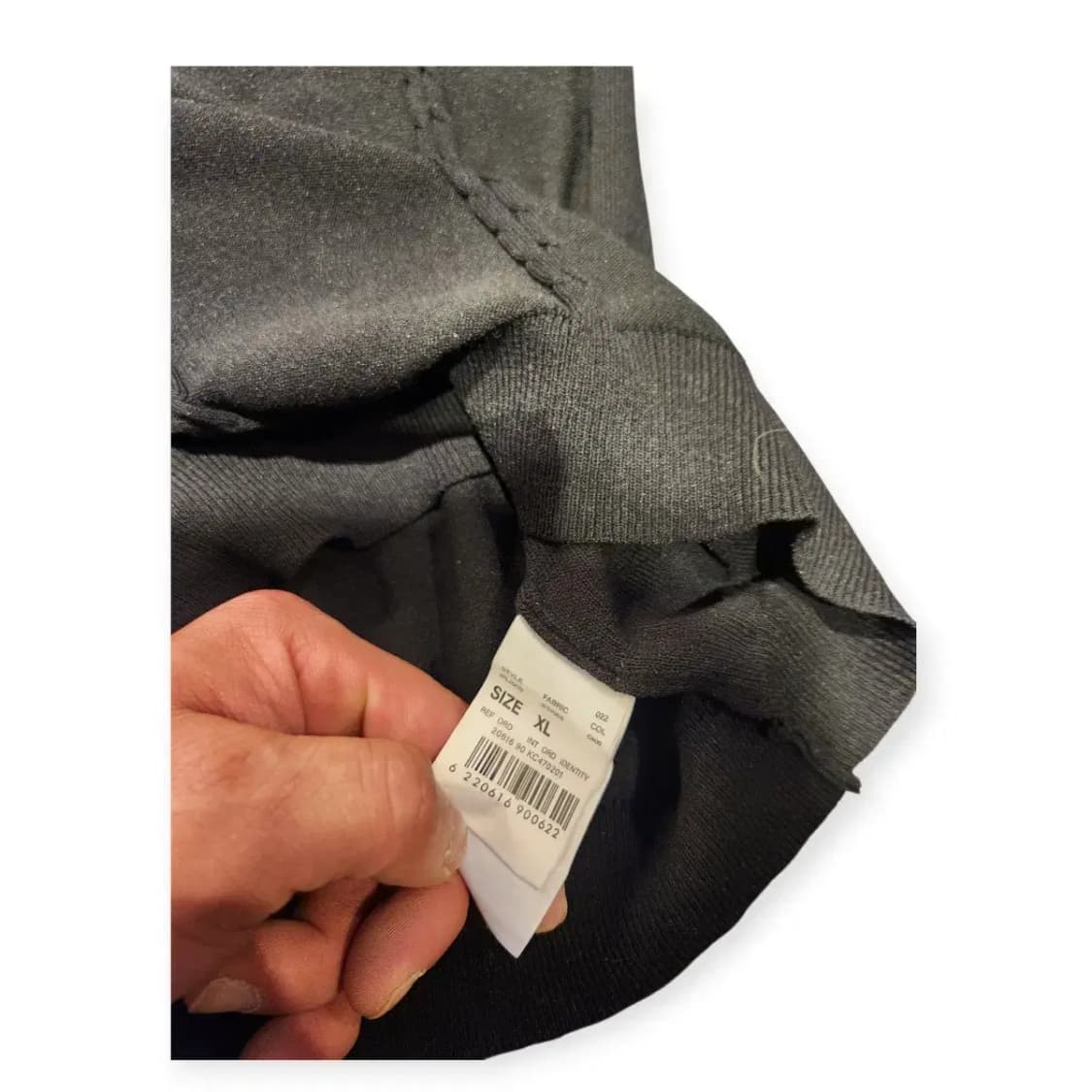 XL)mood 블랙 니트 반팔 폴로티 카라넥반팔티 상품이미지4