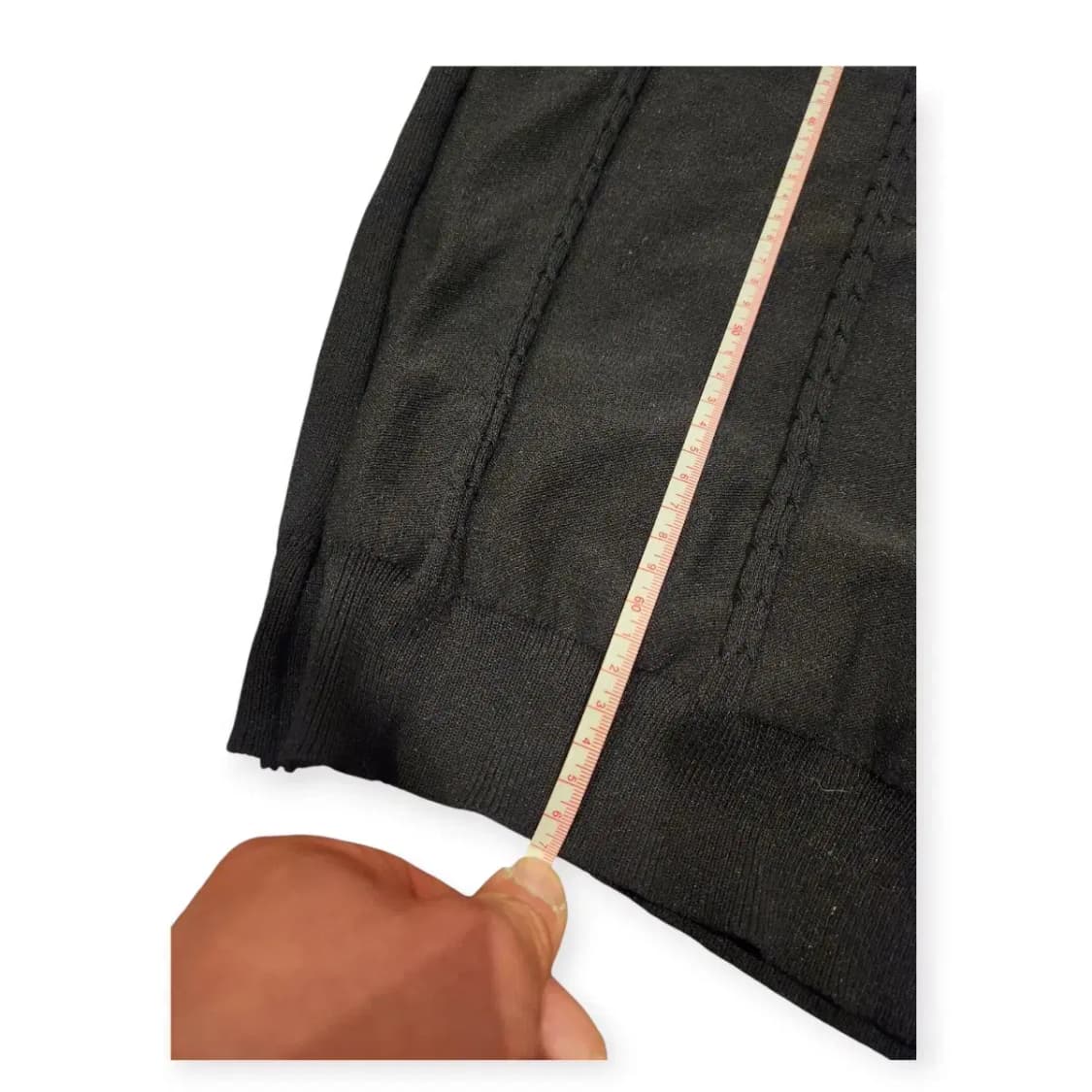 XL)mood 블랙 니트 반팔 폴로티 카라넥반팔티 상품이미지8