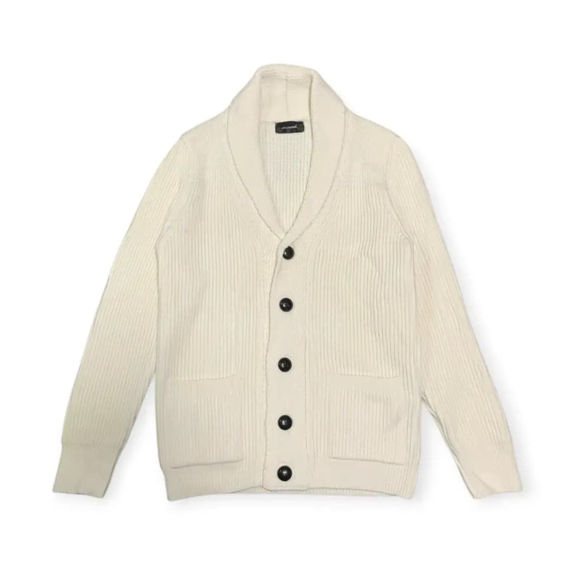 L)mood 숄카라가디건 숄칼라 가디건 아이보리 상품이미지1
