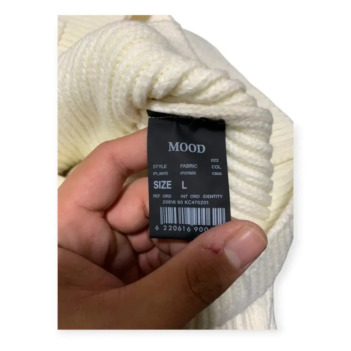 L)mood 숄카라가디건 숄칼라 가디건 아이보리 상품이미지8