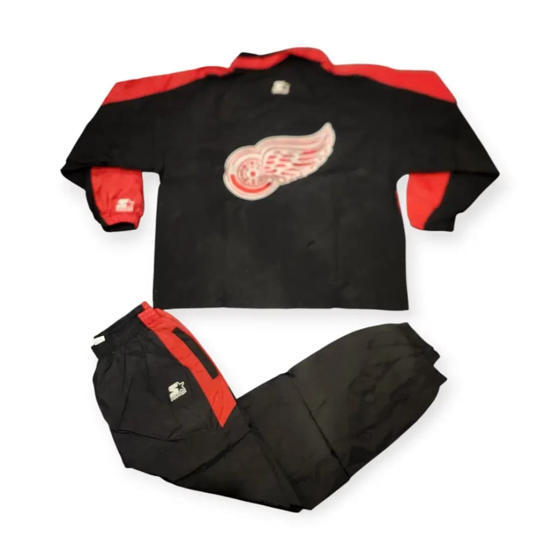 M)90s 스타터 NHL 디트로이트 레드윙스 트레이닝 세트 상품이미지2