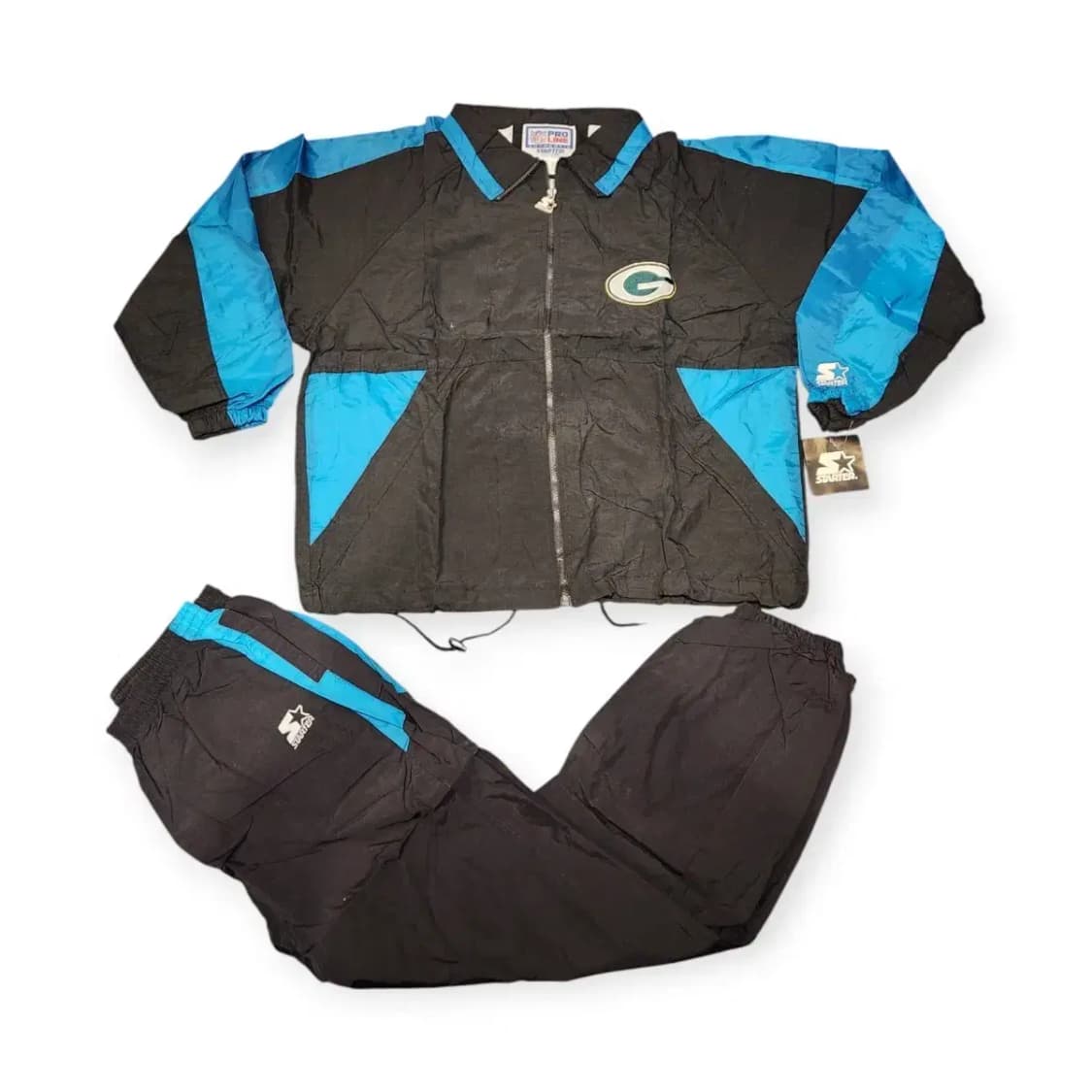 L)90s 스타터 NFL 그린베이 패커스 트랙자켓 바람막이 셋업 상품이미지1