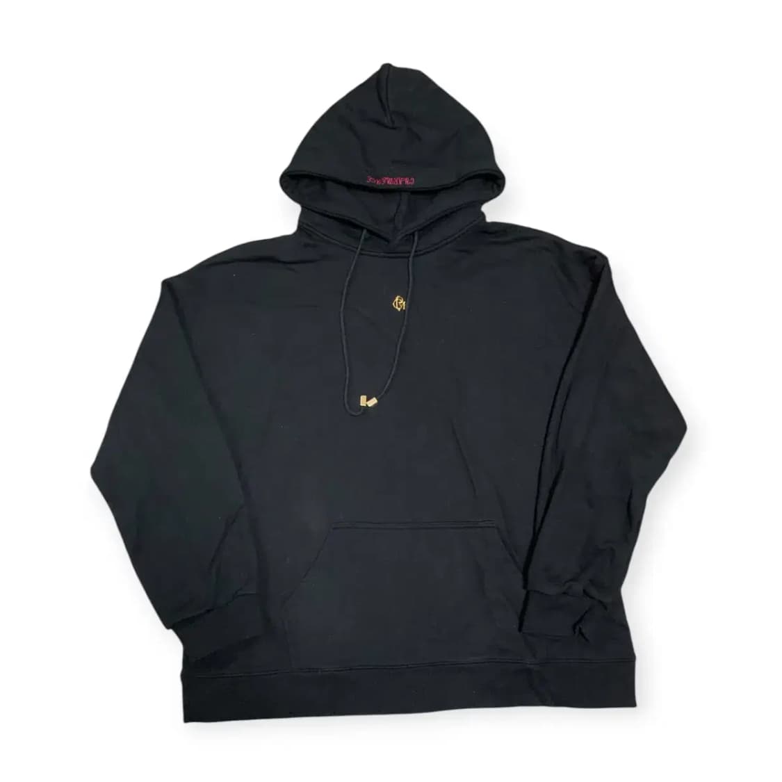 XL)샤르무즈 18K 블랙 후드티 도금로고 CHARMEUSE 상품이미지1