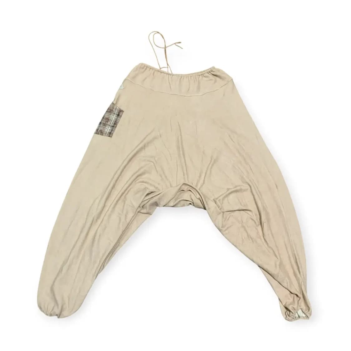 L)와이쏘씨리얼즈 베이지 체크 포켓 하렘팬츠 할렘팬츠 항아리바지 벌룬팬츠 상품이미지2