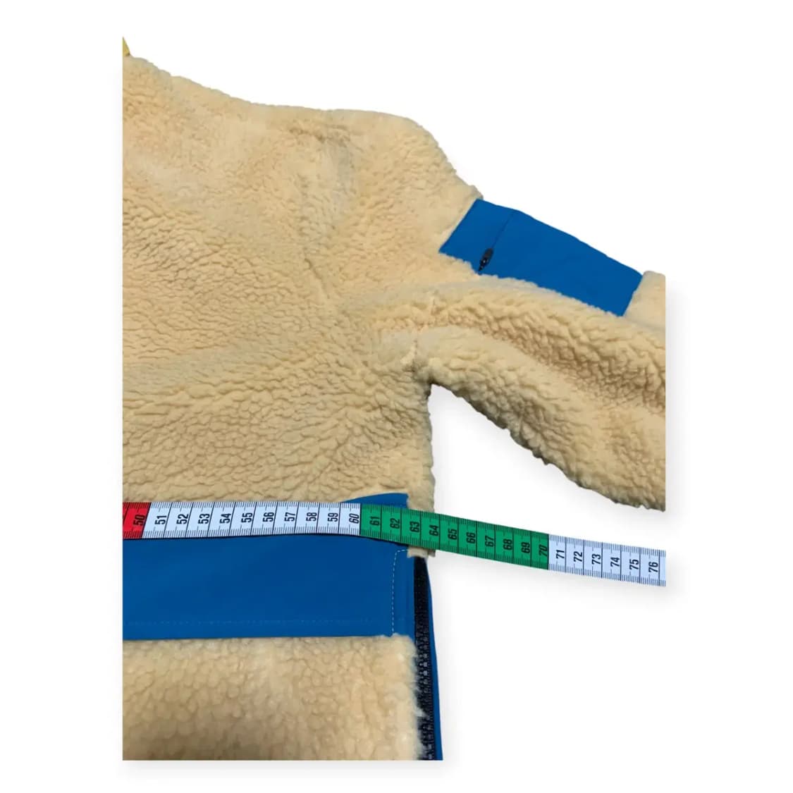 2XL)뮬라웨어 하이파일 풀오버 플리스 자켓 베이지 양털자켓 후리스자켓 상품이미지4