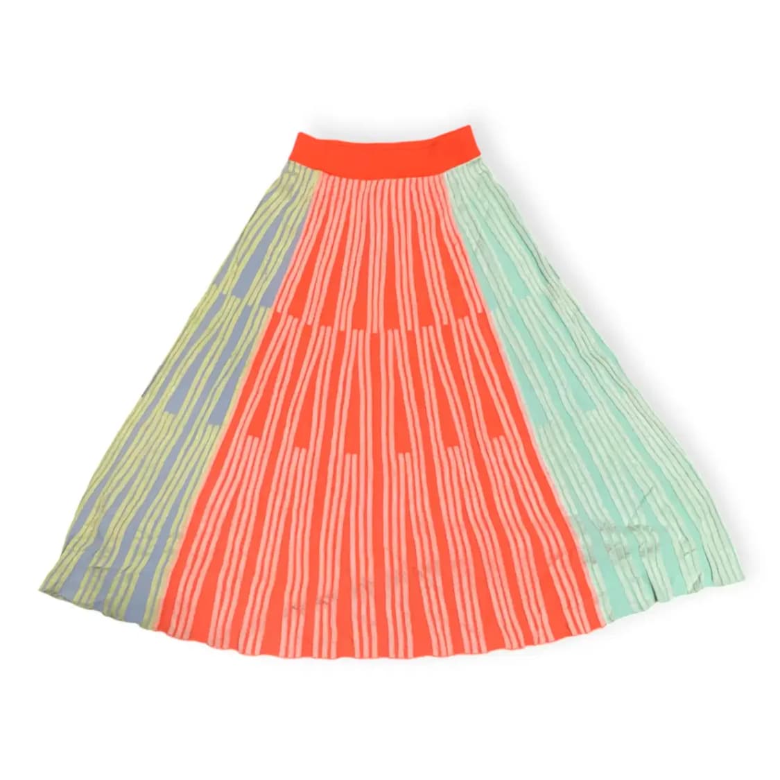 XS)겐조 KENZO Paris 멀티컬러 플리츠 밴딩 스커트 택O 상품이미지2