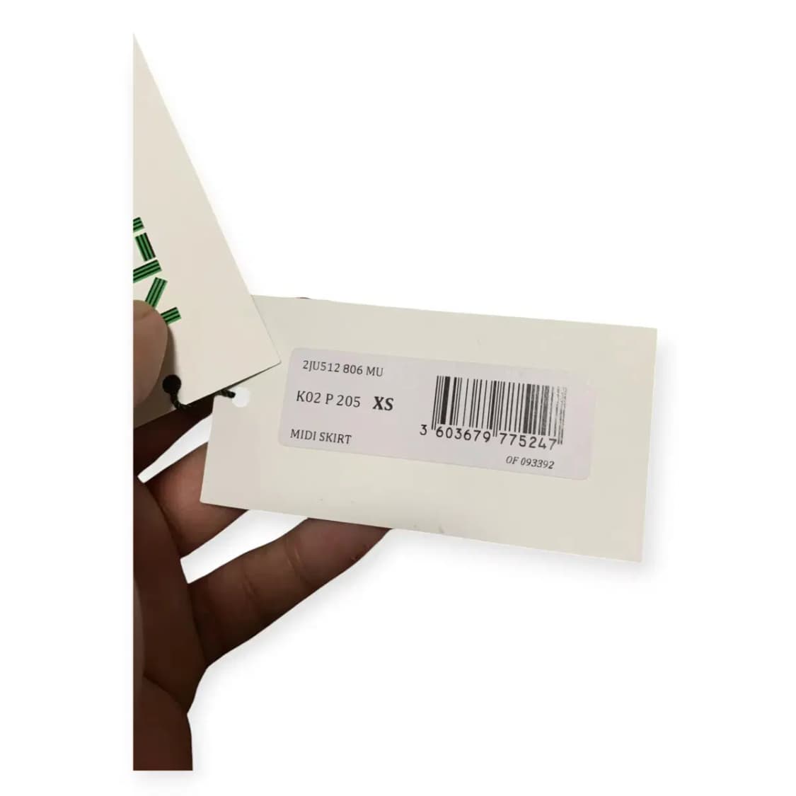 XS)겐조 KENZO Paris 멀티컬러 플리츠 밴딩 스커트 택O 상품이미지4