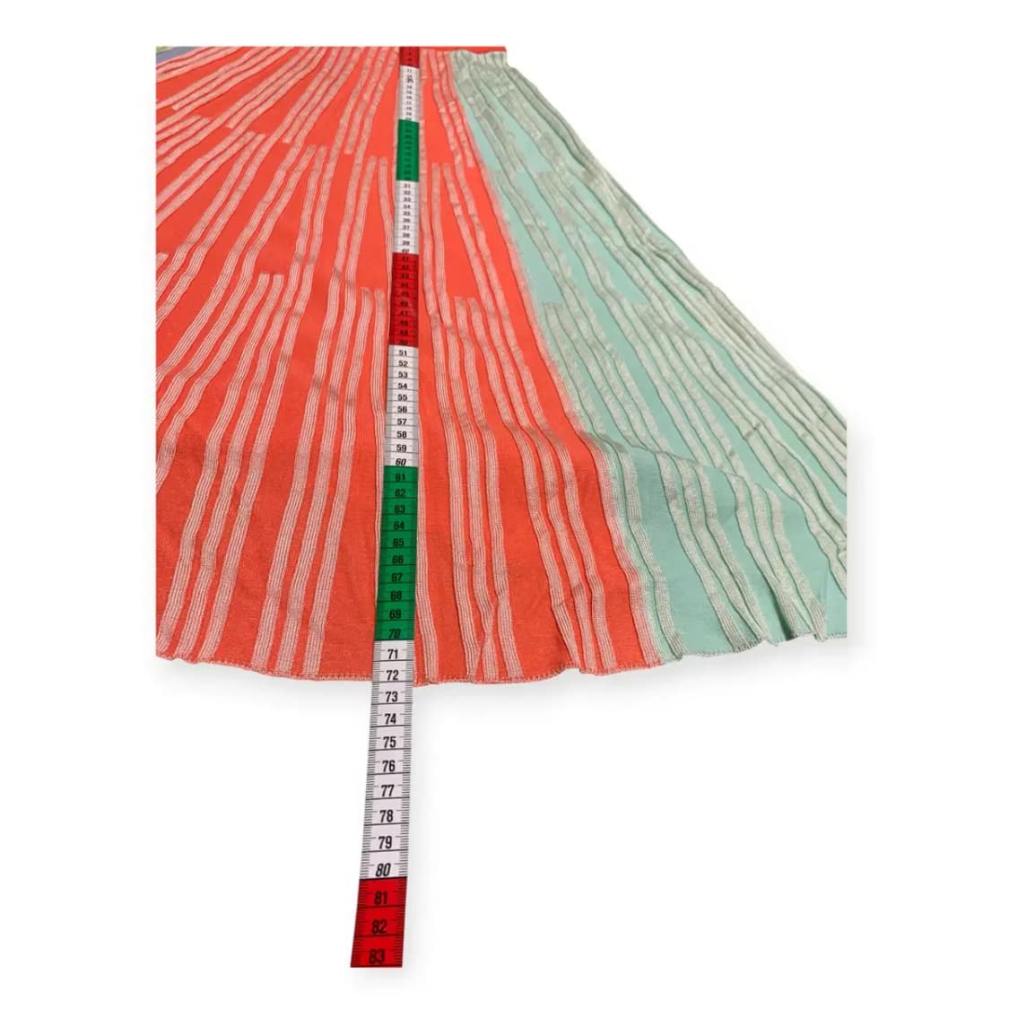 XS)겐조 KENZO Paris 멀티컬러 플리츠 밴딩 스커트 택O 상품이미지9