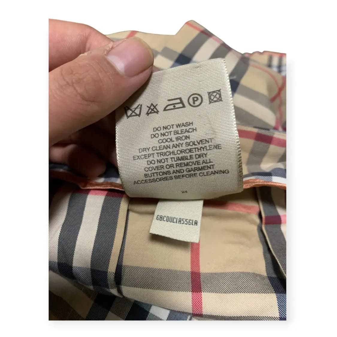 S/M,US4/UK6/EU36 버버리 A라인 클래식 노바체크 스커트 상품이미지3