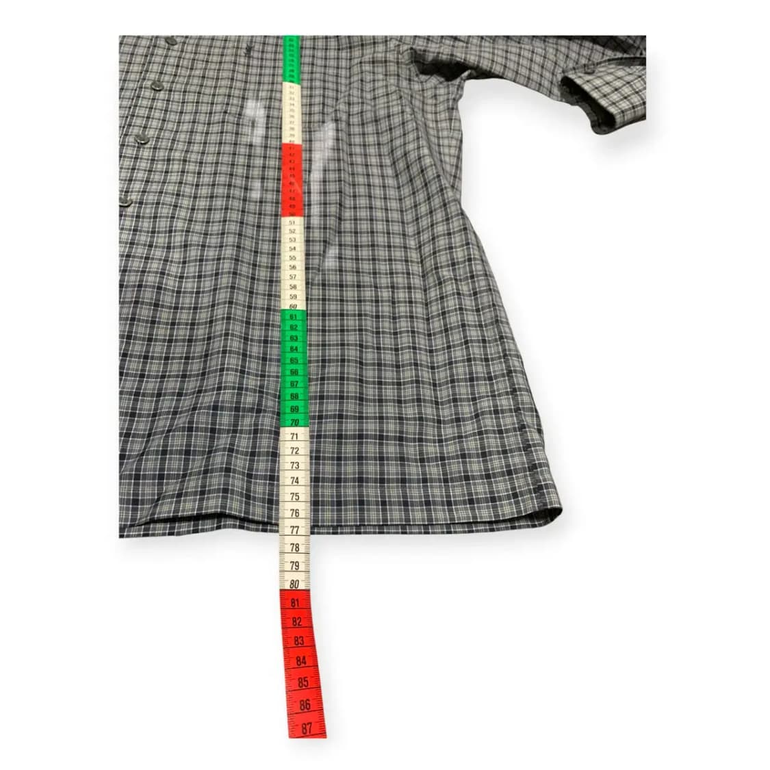 110)YSL 입생로랑 블루 체크셔츠 생로랑셔츠 입생로랑110 와이셔츠 상품이미지8