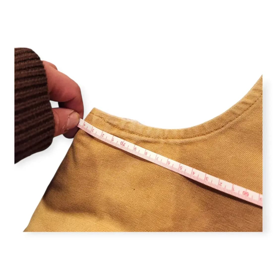 XL)90s 칼하트 브라운 양털 안감 오버핏 카멜 조끼 베스트 쪼끼 집업 상품이미지4