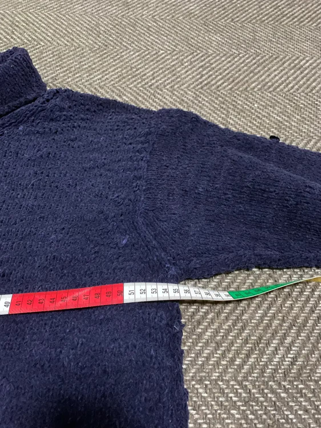 M)스톤아일랜드 네이비 니트 긴팔티셔츠 울니트 스웨터 남색 니트 상품이미지10