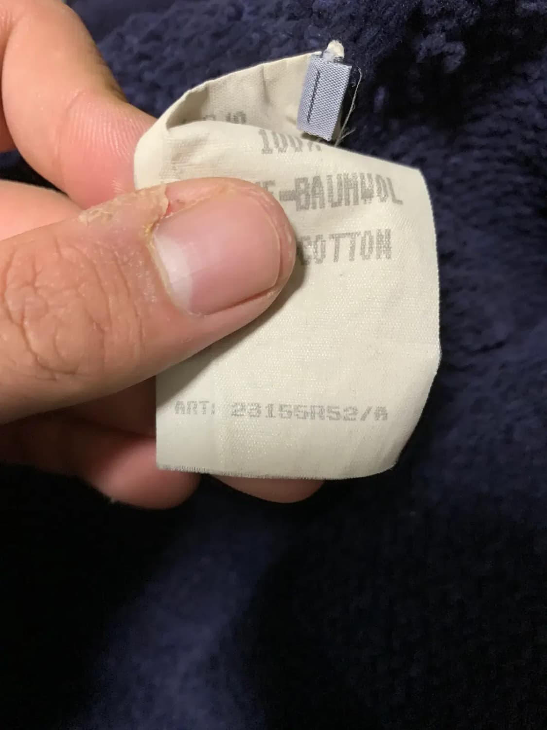 M)스톤아일랜드 네이비 니트 긴팔티셔츠 울니트 스웨터 남색 니트 상품이미지6