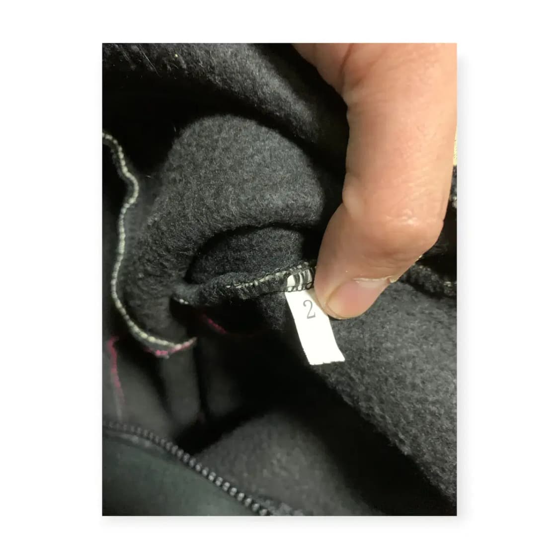 XL)빈티지 배색 집업 자켓 크롭핏 숏기장 블랙 핑크 아이보리 레트로 상품이미지3