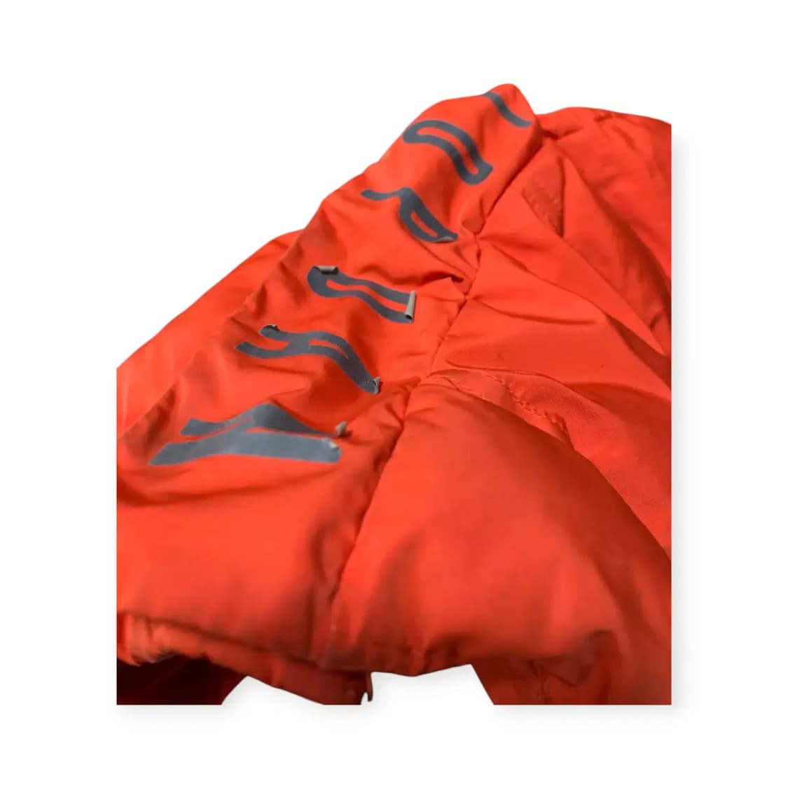 2XL)조던 오렌지 경량 조끼패딩 점프맨 얇은 쪼끼 베스트 주황색 상품이미지3