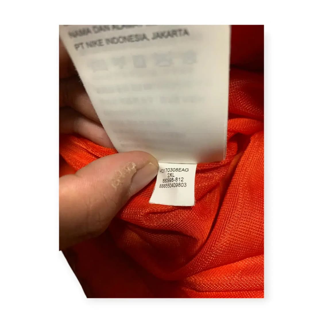 2XL)조던 오렌지 경량 조끼패딩 점프맨 얇은 쪼끼 베스트 주황색 상품이미지7