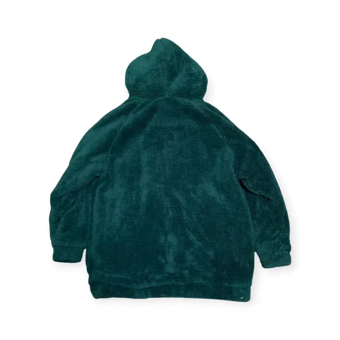 XL)NOIZE 노이즈 다크그린 후리스 집업 자켓 플리스 후디 빅사이즈 상품이미지2