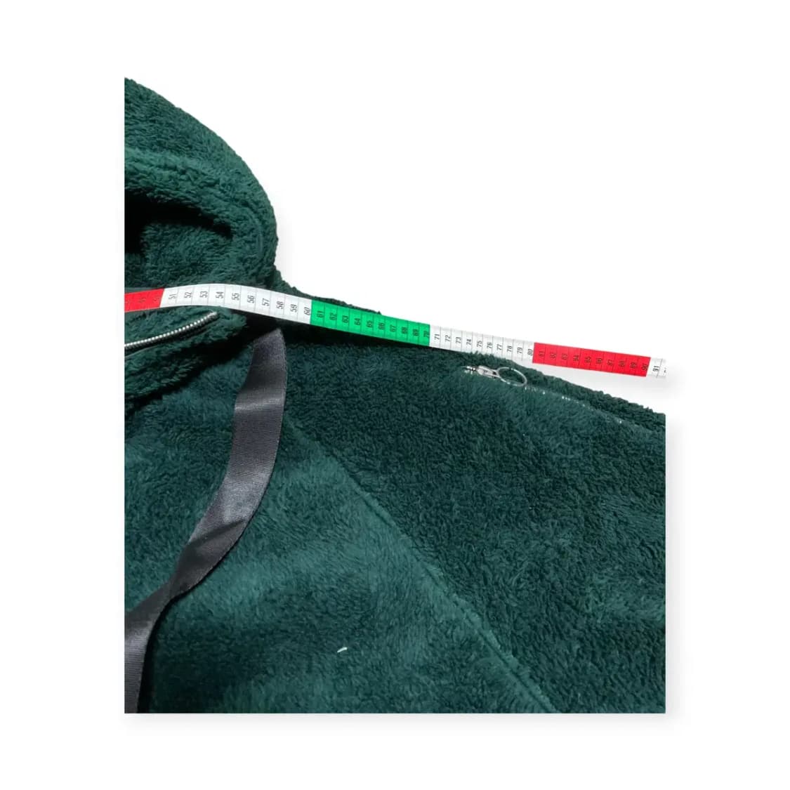 XL)NOIZE 노이즈 다크그린 후리스 집업 자켓 플리스 후디 빅사이즈 상품이미지6