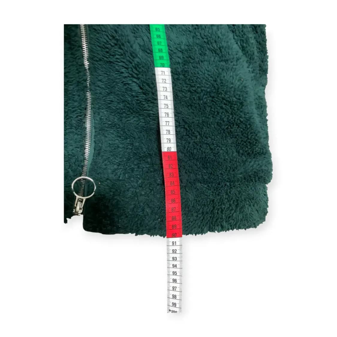 XL)NOIZE 노이즈 다크그린 후리스 집업 자켓 플리스 후디 빅사이즈 상품이미지8