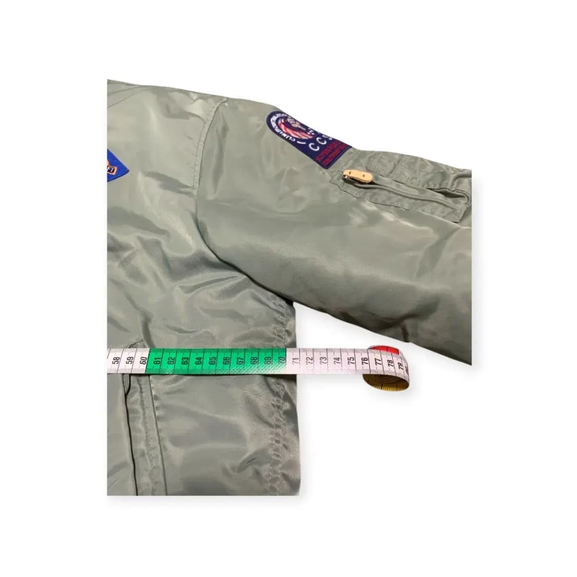 4XL)MEDECO 빈티지 밀리터리 항공 MA-1 패치 봄버 자켓 상품이미지5