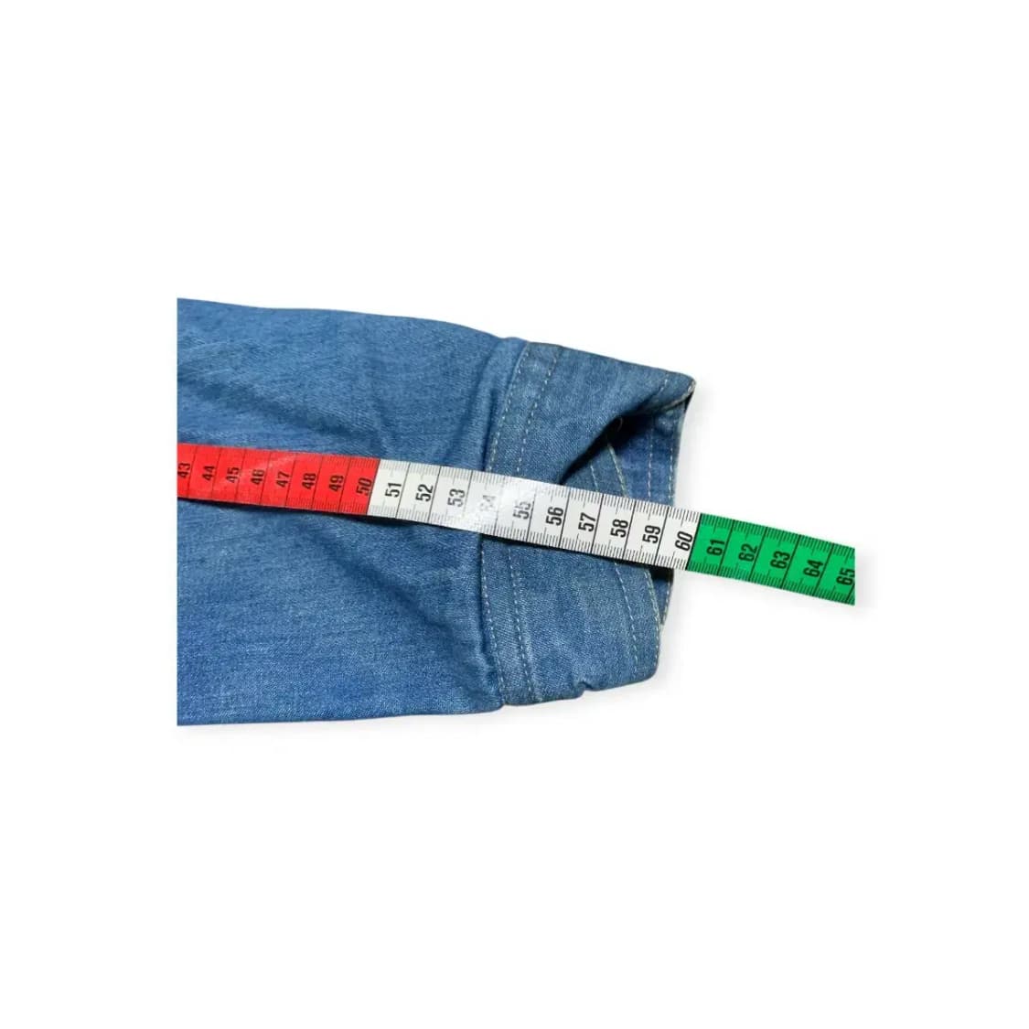 100)혼다 데상트 HONDA 데님 트러커 자켓 코듀로이 카라넥 체크안감 상품이미지4