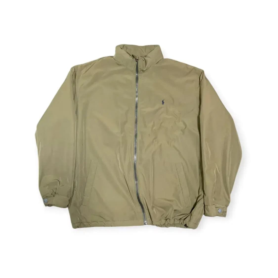 110)폴로 랄프로렌 브라운 카키 봄버 패딩 점퍼 누빔 상품이미지1