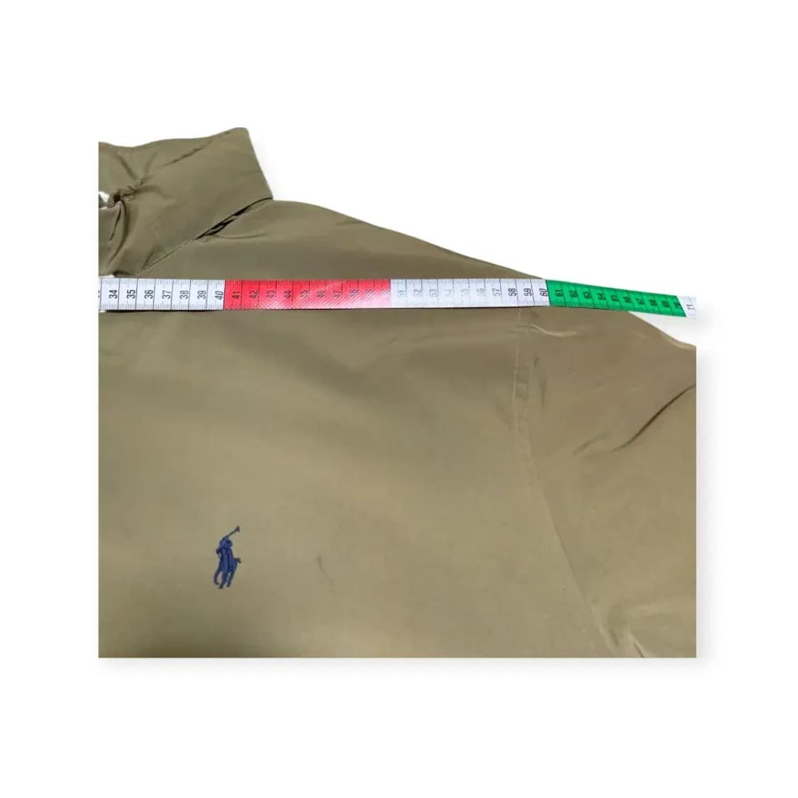 110)폴로 랄프로렌 브라운 카키 봄버 패딩 점퍼 누빔 상품이미지5