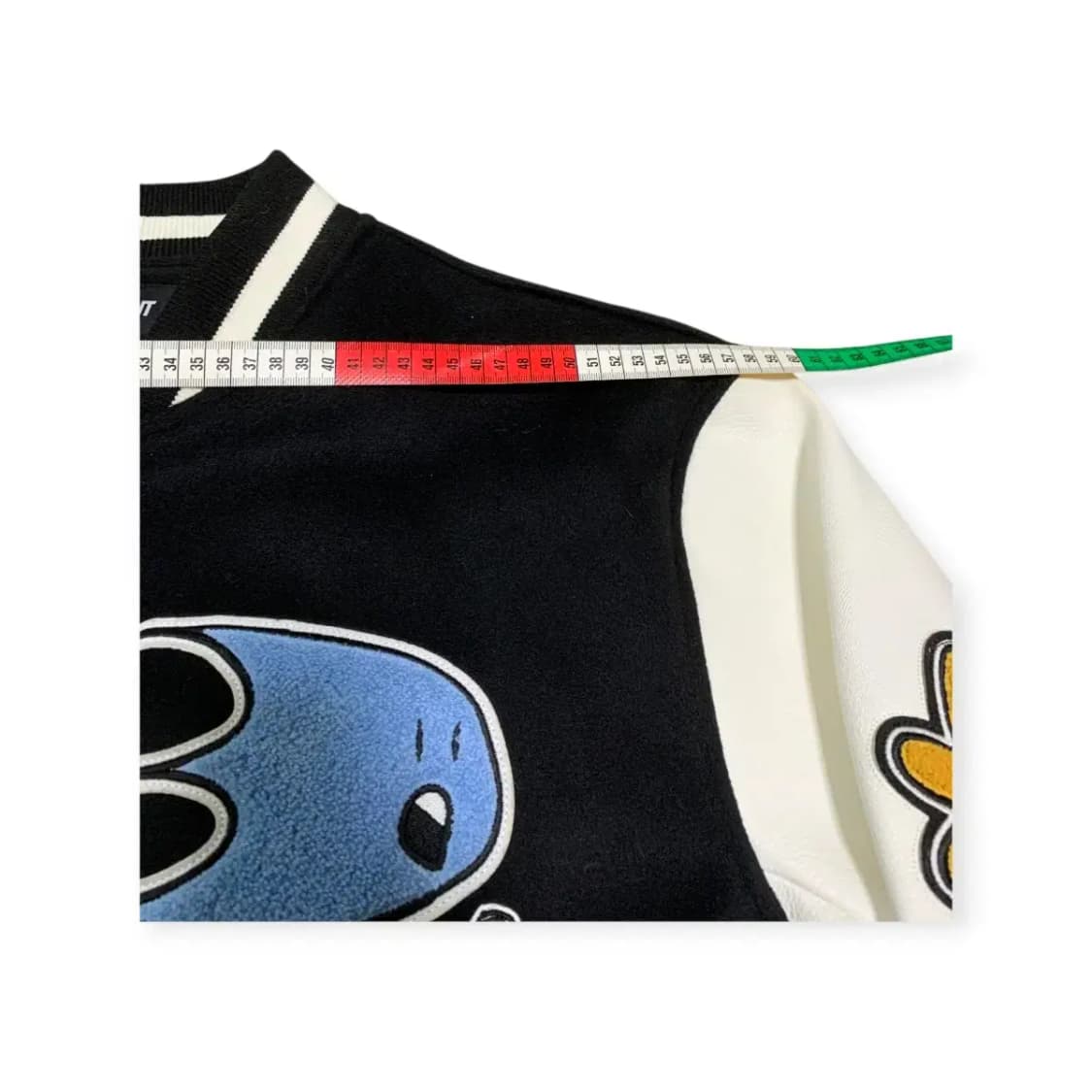 L)DOMINANT 도미넌트 블랙 화이트 스타디움 자켓 야구잠바 바시티 상품이미지4