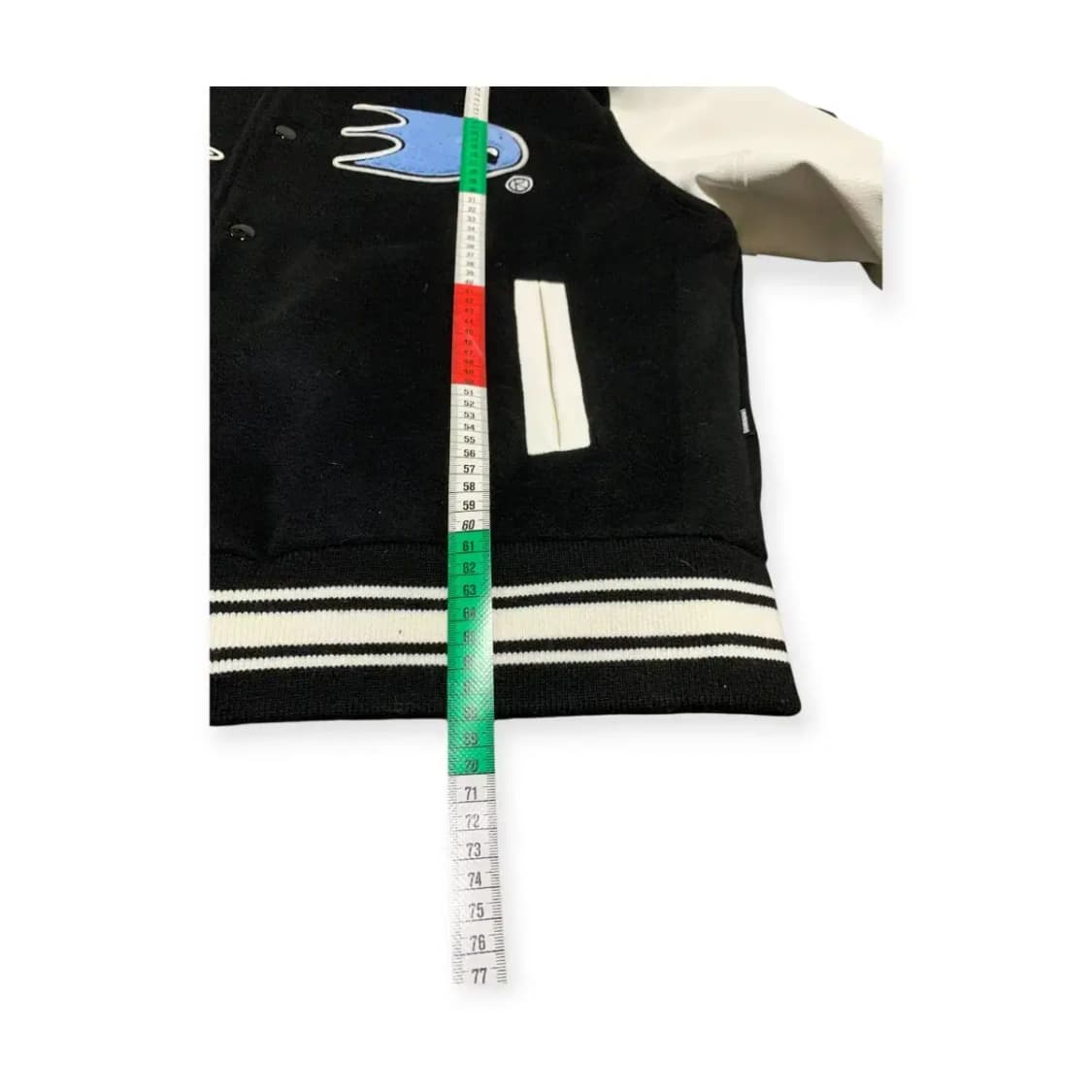 L)DOMINANT 도미넌트 블랙 화이트 스타디움 자켓 야구잠바 바시티 상품이미지5