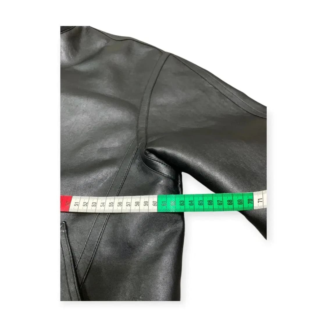 XL)지오다노 블랙 무스탕 가죽 자켓 새것 택O 상품이미지4