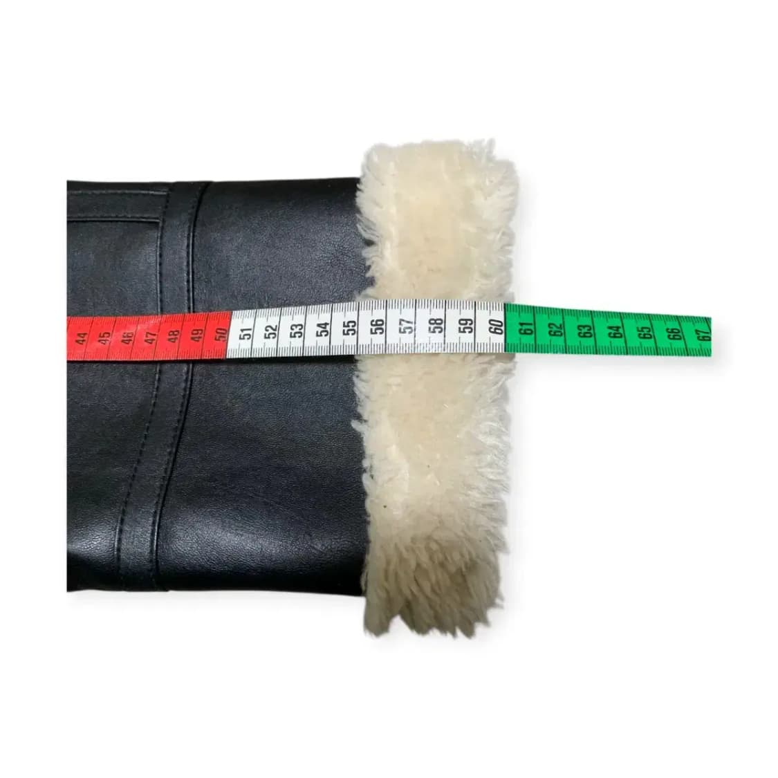 XL)지오다노 블랙 무스탕 가죽 자켓 새것 택O 상품이미지6