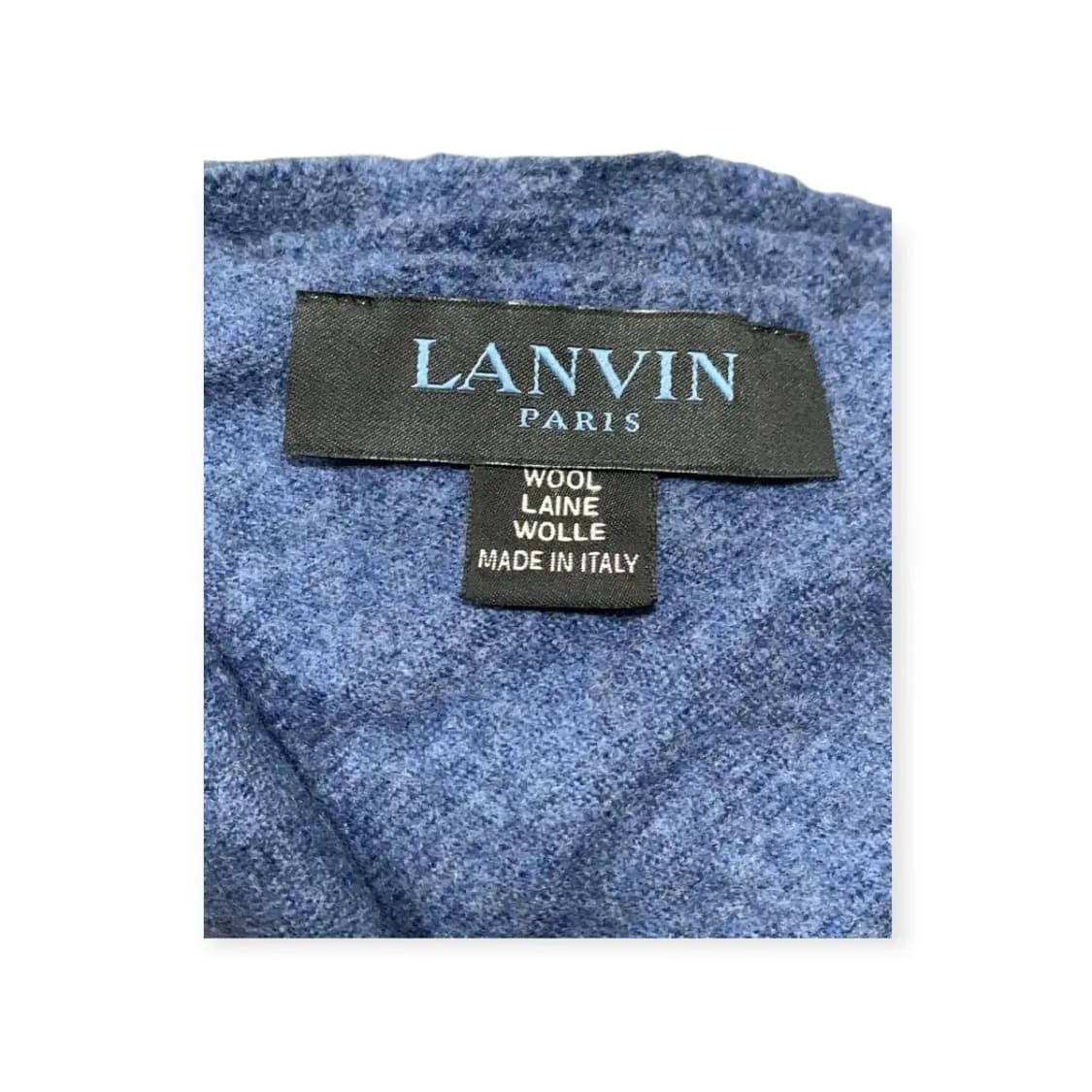 랑방 블루 머플러 스카프 울 목도리 파리 이태리 이탈리아 상품이미지4