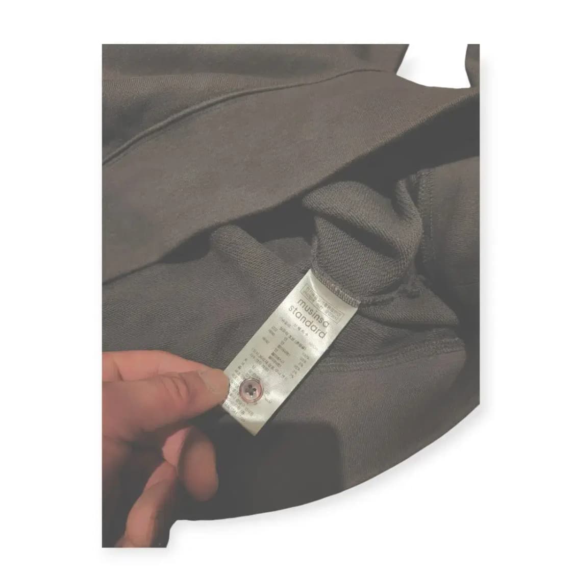 2XL)무신사 스탠다드 Musinsa 모던 남성 카라넥 긴팔 티셔츠 상품이미지4