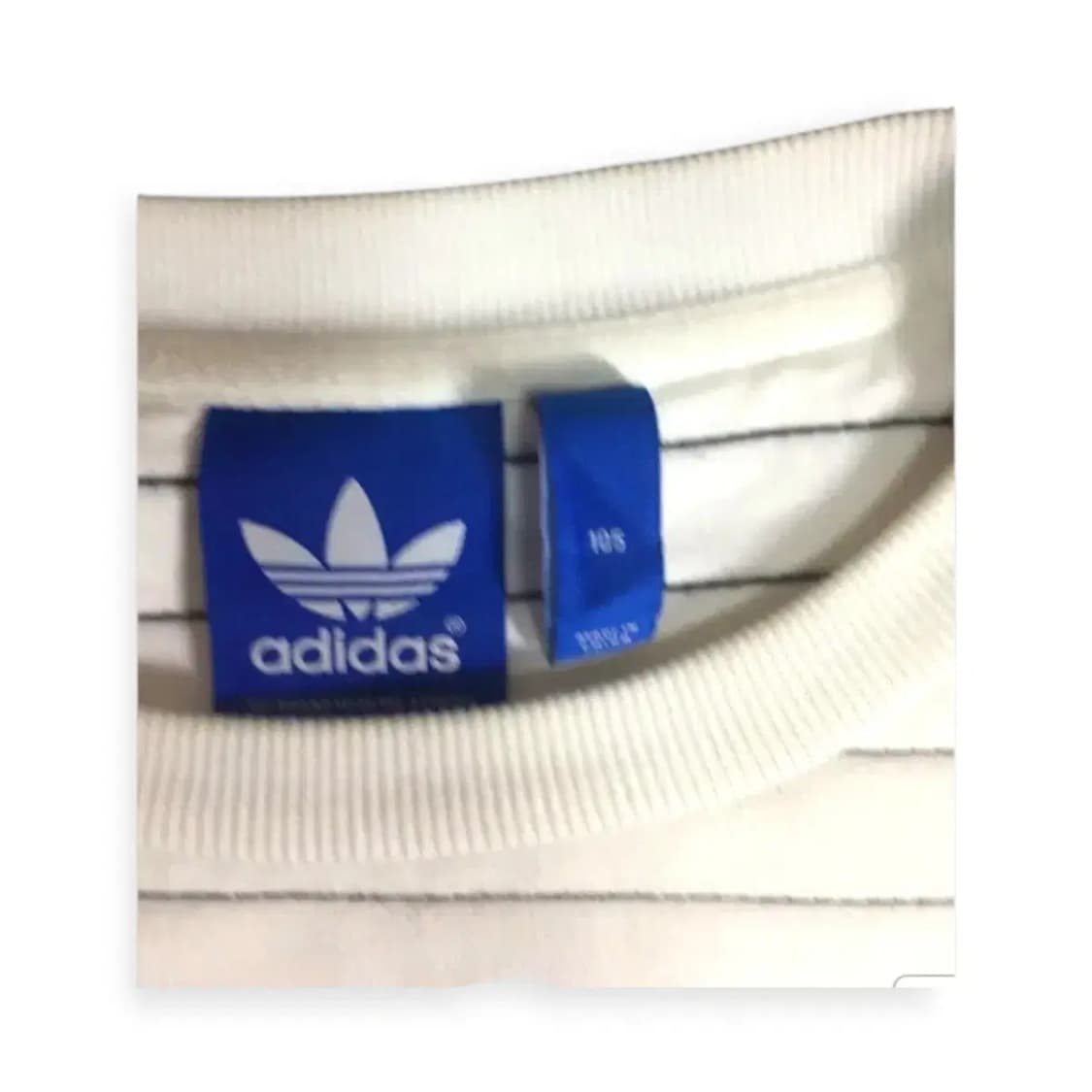 105)아디다스 니고 블락드 25주년 블루 배색 맨투맨 티셔츠 상품이미지2