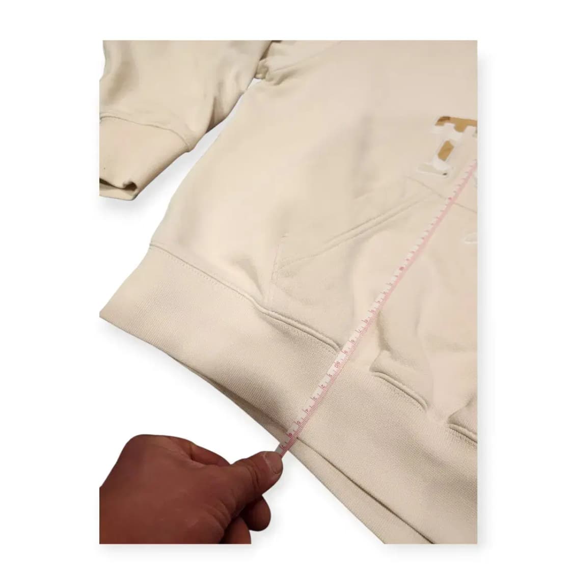 2XL)타미진스 오버핏 카모레터링 베이지 맨투맨 티셔츠 상품이미지6