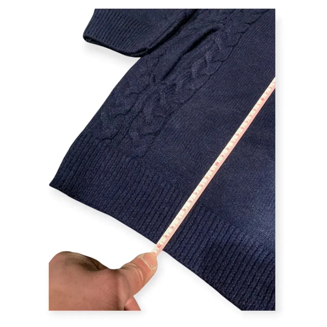 L)네이비 니트 후드 니트 밴딩 조거팬츠 츄리닝셋업 트레이닝복세트 상품이미지5