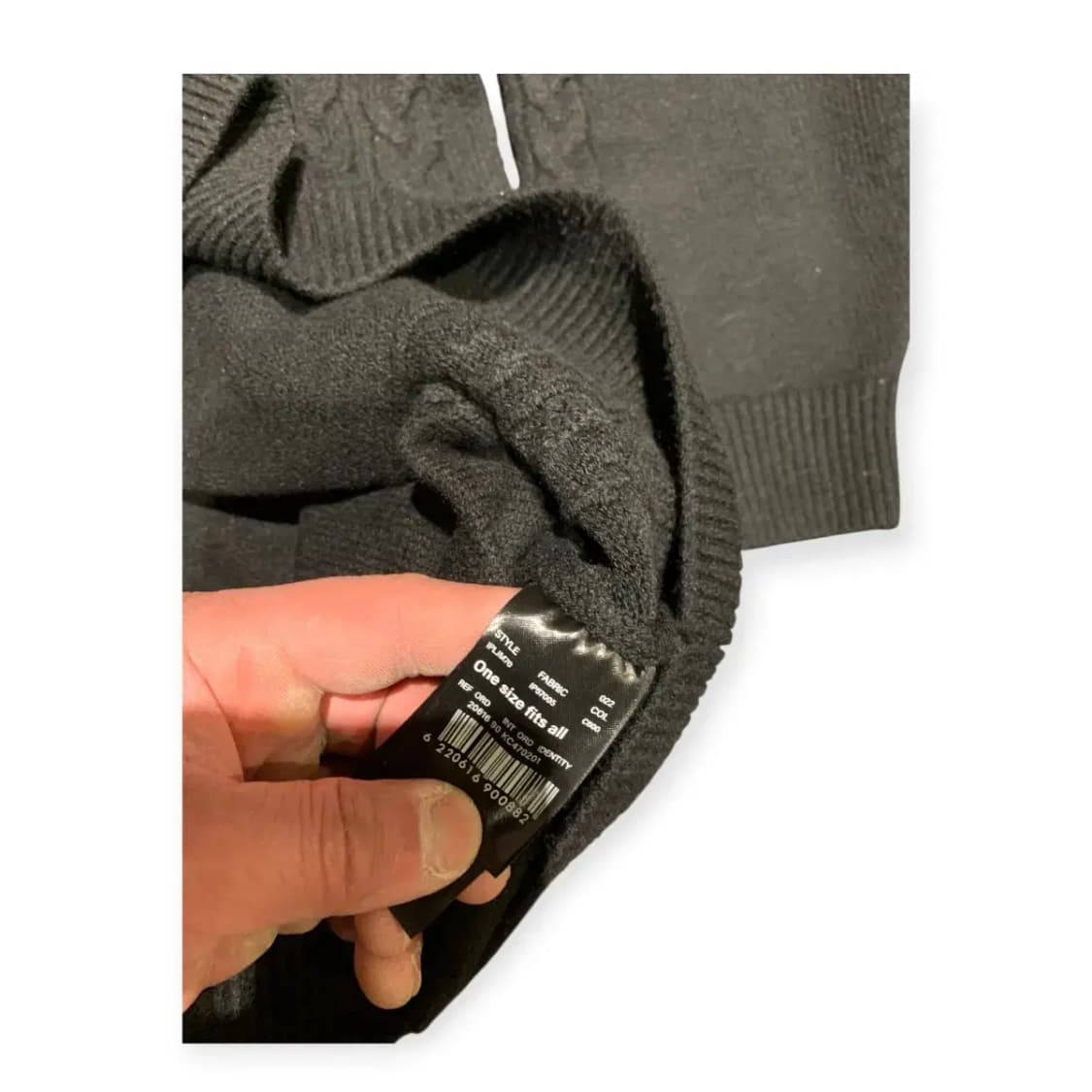 L)블랙 니트 후드 니트 밴딩 조거팬츠 츄리닝셋업 트레이닝복세트 상품이미지4