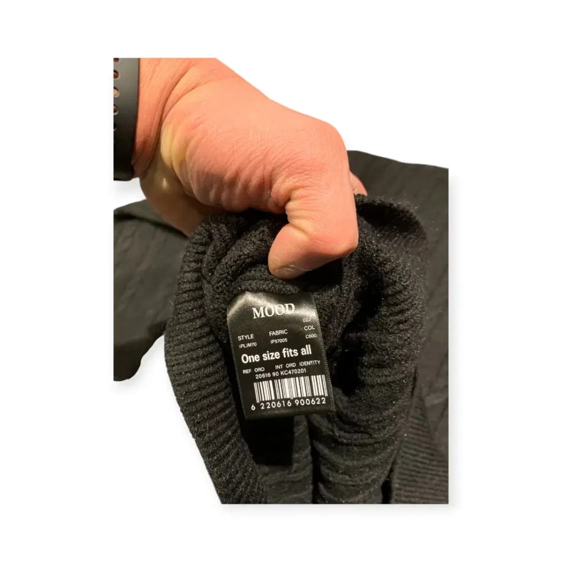L)Mood 블랙 니트 긴팔 케이블 니트 맨투맨 스웨터 상품이미지3