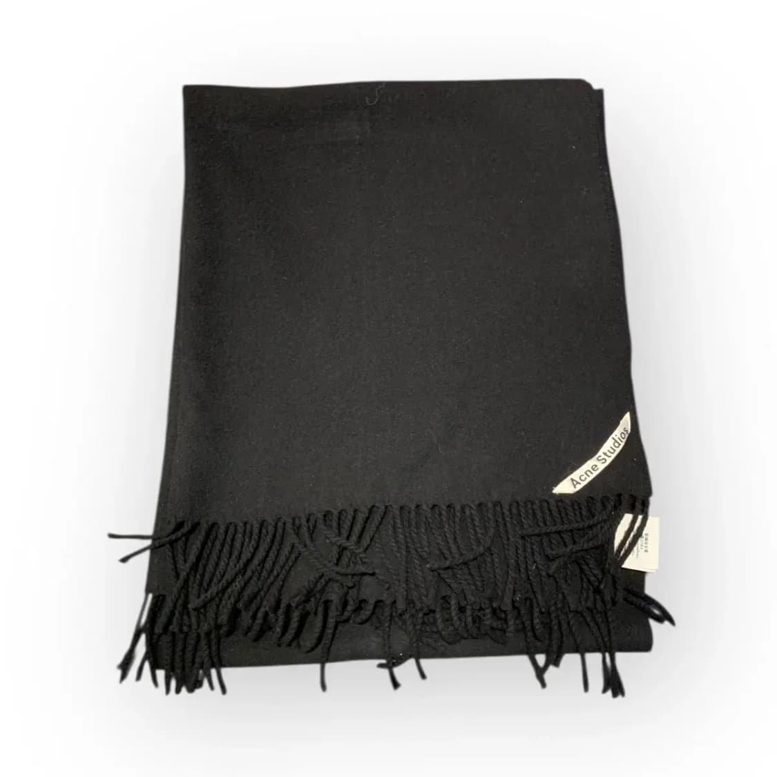 아크네 스튜디오 블랙 울 머플러 목도리 상품이미지1