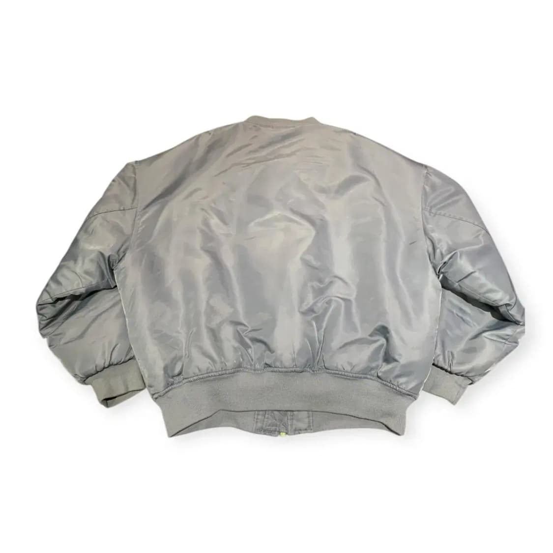 L)나이키 그레이 회색 MA-1 오버핏 항공 패딩점퍼 상품이미지2