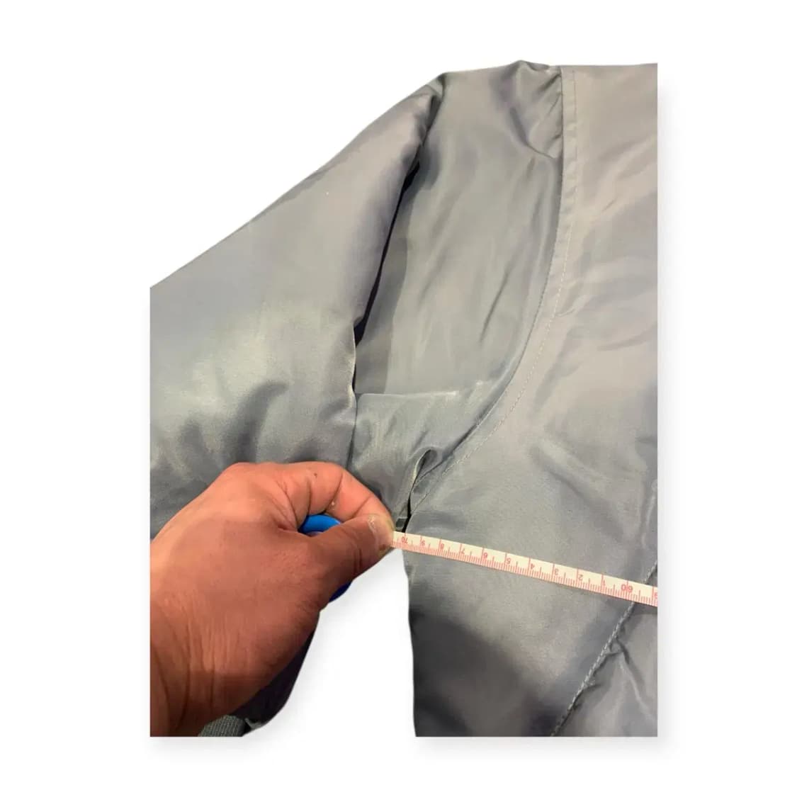 L)나이키 그레이 회색 MA-1 오버핏 항공 패딩점퍼 상품이미지3