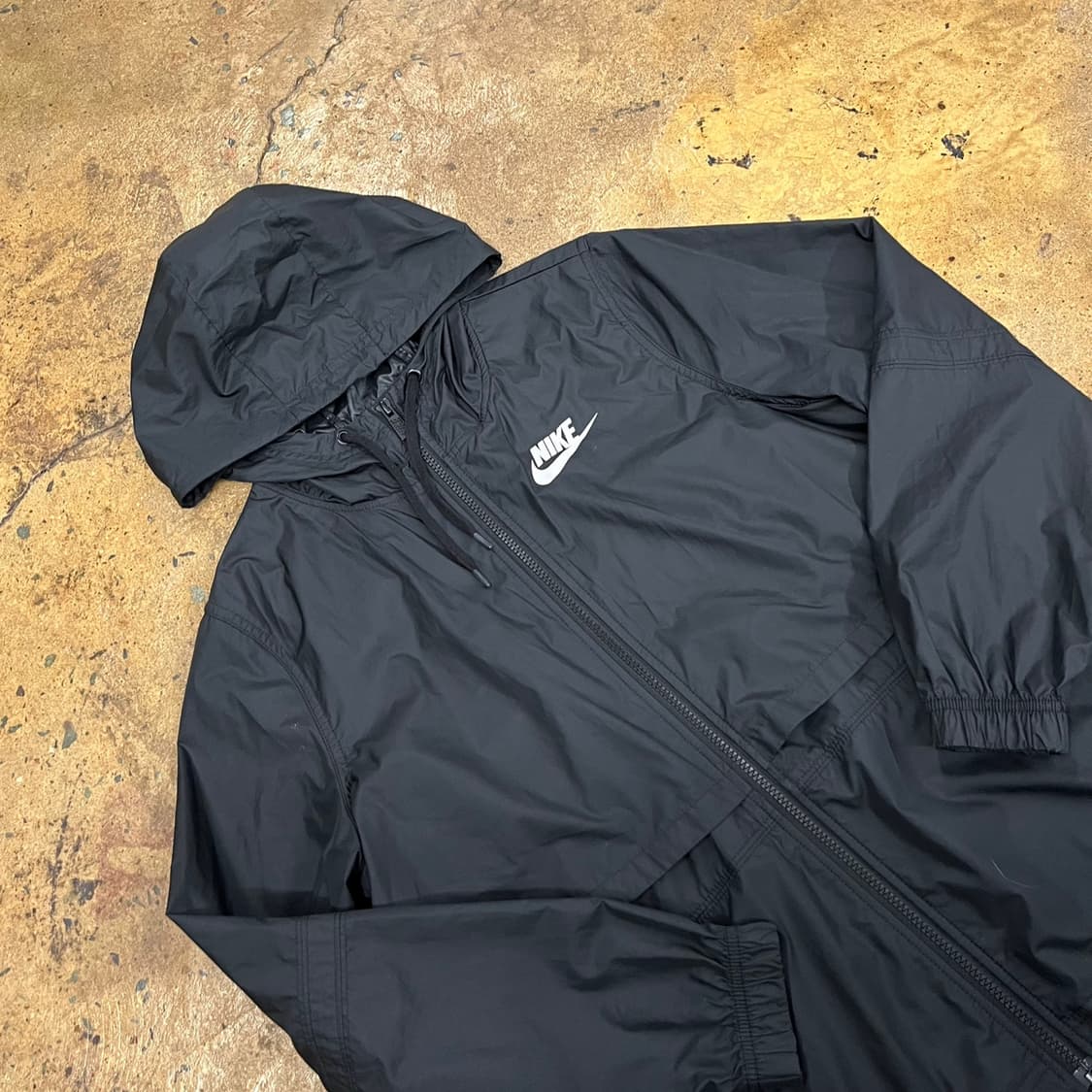 [정품/M] 나이키 블랙 바람막이 후드집업 b19 상품이미지1