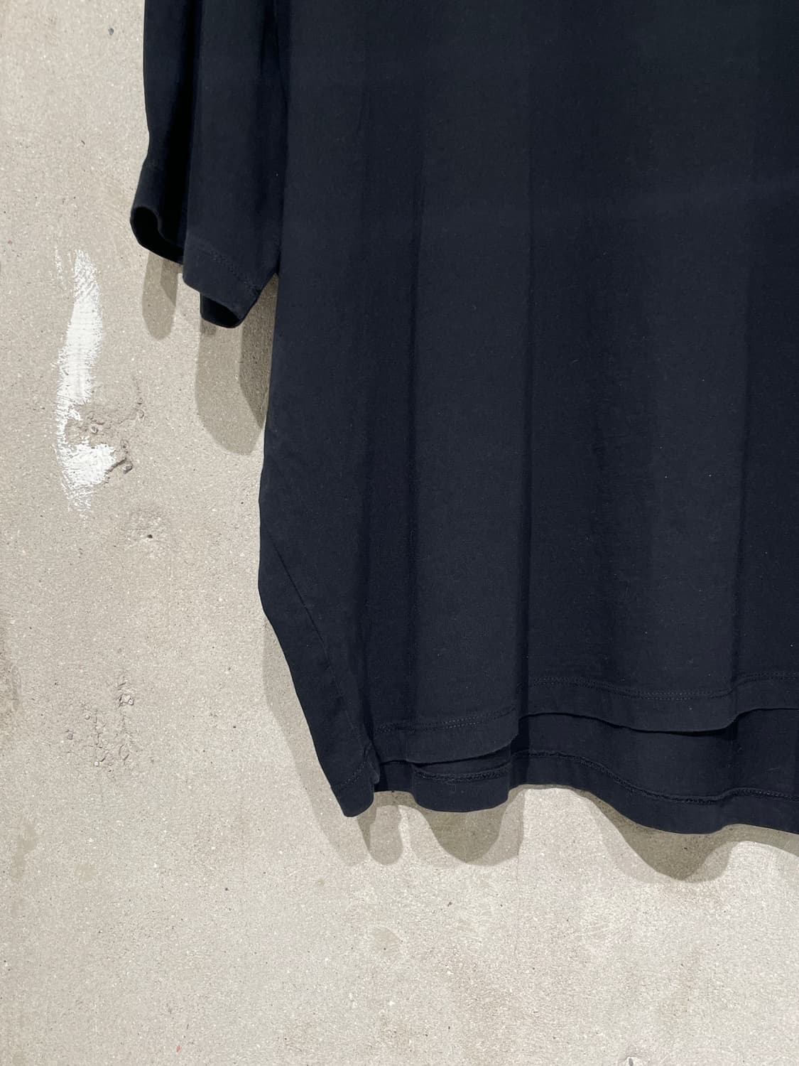 질샌더 블랙 코튼 오버 하프티 상품이미지4