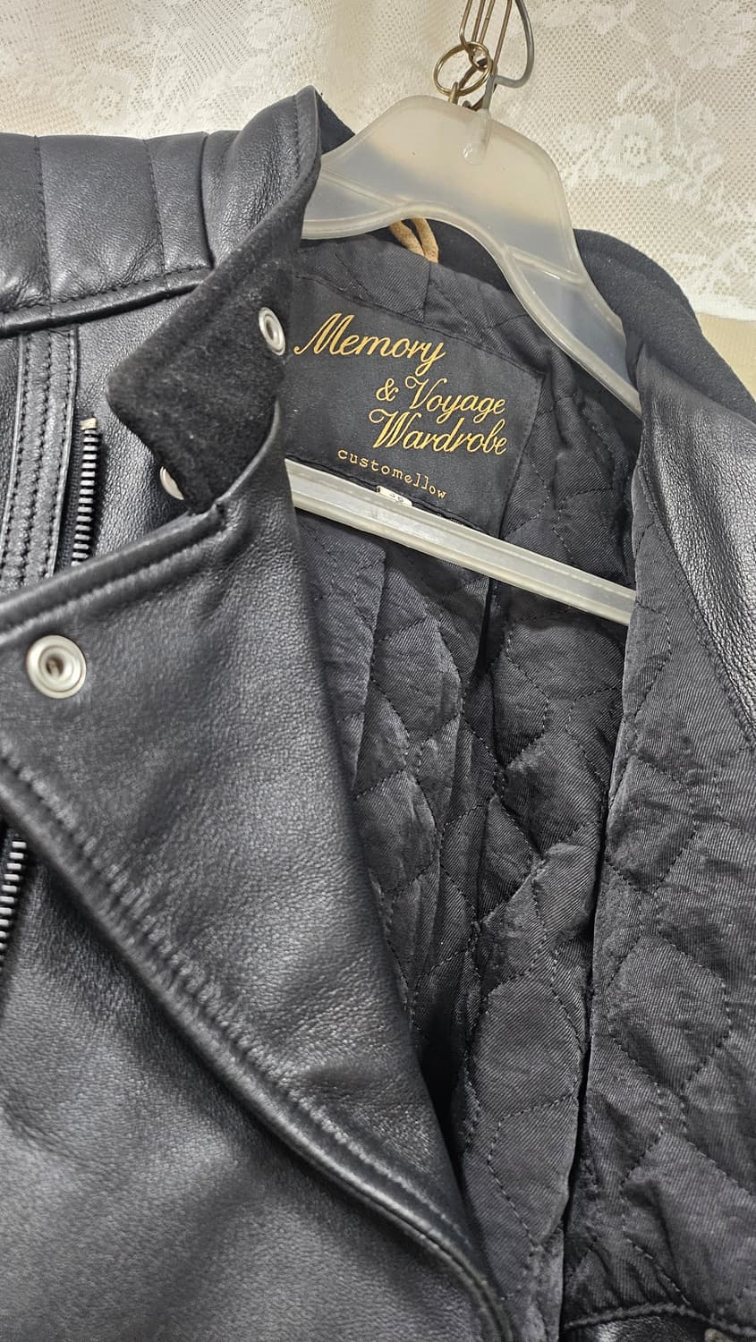 커스텀멜로우 양가죽 라이더자켓  상품이미지9