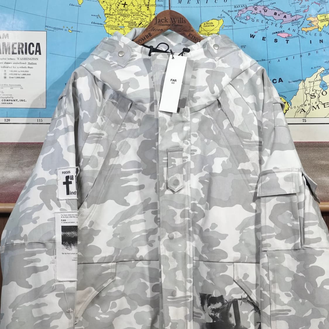 파프롬왓 24FW 아카이브 밀리터리 카모 자켓 상품이미지4