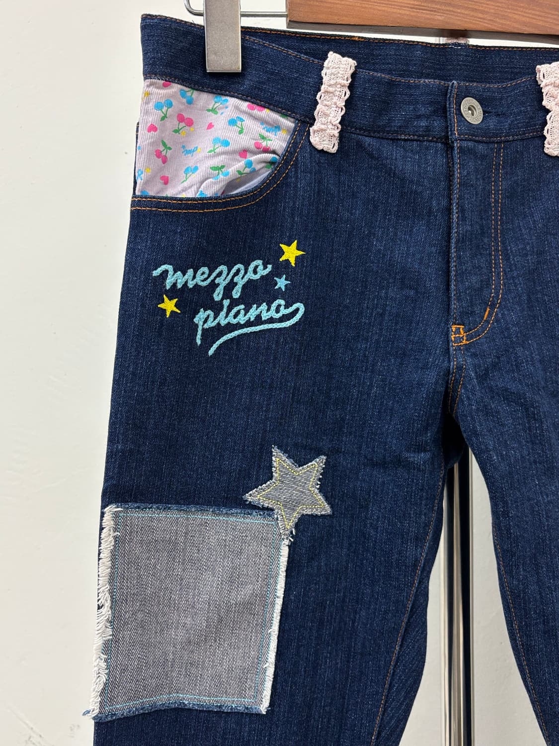 빈티지 키치 부츠컷 데님 팬츠 상품이미지6