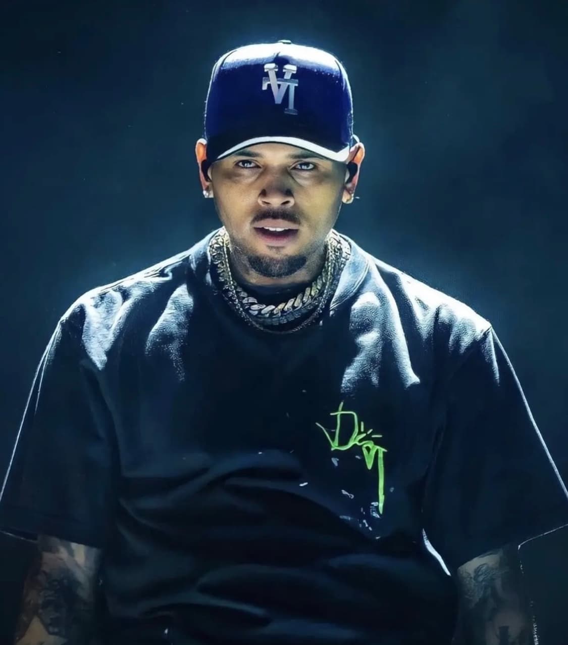 크리스브라운 KILL THE HYPE 킬더하입 업사이드다운 LA 스냅백 상품이미지3