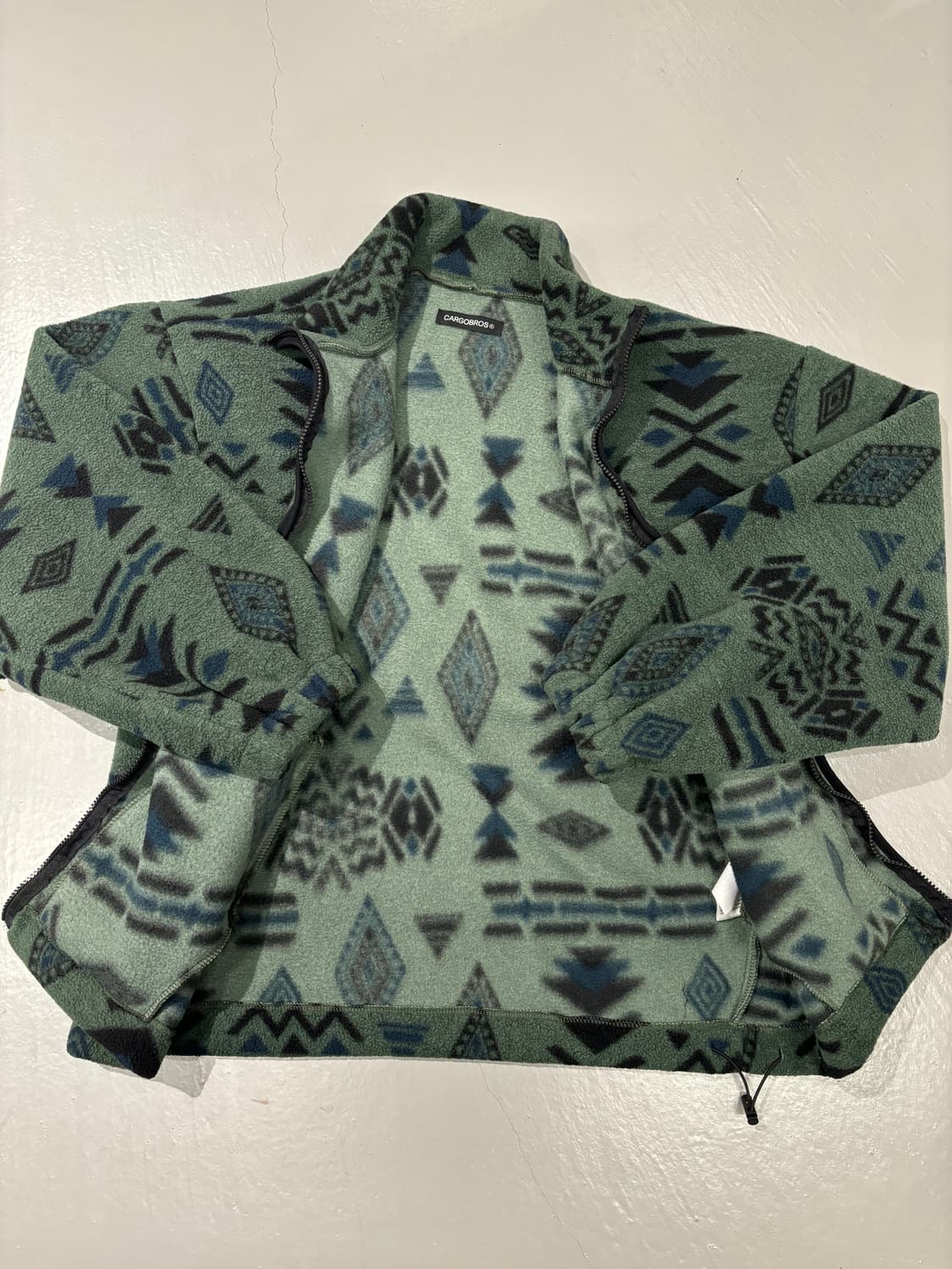 카고브로스 패턴 플리스 집업 상품이미지7